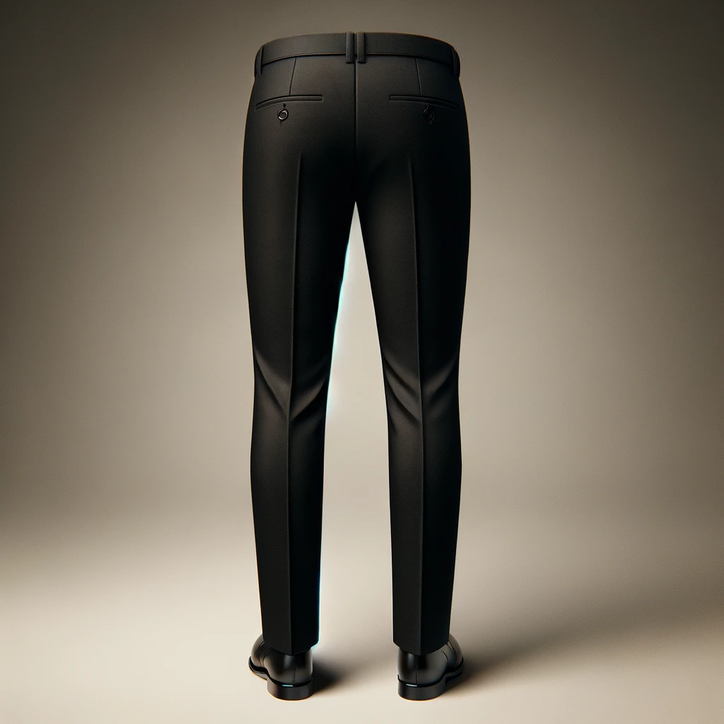 Regular Fit Black Stretch Formal Trouser | Jacamo